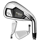 Callaway Golf Rogue ST Max OS Lite アイアンセット (右利き グラファイトシャフト レギュラーフレックス アイアン5本-PW クラブ6本セット)