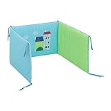 Cambrass Cotbed Bumper in City (67 x 67 x 40 cm) by Cambrass