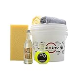 スパシャン SPASHAN 洗車用セット 2024S4Lバケツセット SPASHAN2024S 100ml 4L バケツ カーシャン 100ml スポンジBOB 黄 モンキータオル グレー イエロー 洗車 コーティング カーシャンプー 洗車用バケツ スポンジ spsn-244