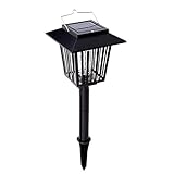 Kicode ソーラーパワー 3LEDハンガーアンチモスキートライト フライバグ昆虫のザッパー キラーコントロール ランプ 屋外芝生釣り
