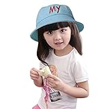 子供バケットハット 日よけ 小学生 野球帽 紫外線対策 UVカット 日よけ 子供 ハット 春夏 日よけ帽子子供 帽子お洒落 ユニセックス帽子 ハット ファッション 男の子　女の子 帽子 ブルー