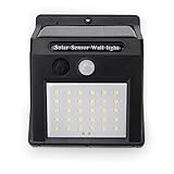 SINJIAlight センサーライト ソーラーライト超明るい30LED 屋外照明広角照明 IP65防水人感 センサー 防犯 ライト 防水 太陽光発電 外灯 玄関 駐車場 (1個)
