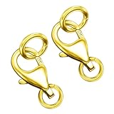 【925 銀製】カニカン ８mm 9mm 11mm 金具 留め具 メガネチェーン マスクチェーン グラスチェーン ネックレス ブレスレット アンクレット アクセサリー ストラップ パーツ ハンドメイド DIY材料 (925 銀製 11mm, シルバー 2個)