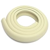 SODIAL(R) 2M　厚いコーナープロテクション ブルエッジ安全プロテクション　ベビーマテープ付き　ホワイト