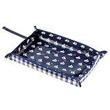 わくわくお食事タイムのベビーランチョンマット・トレイ　おしゃれヨットでバカンスの旅（ネイビー）　B0502500　日本製