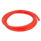 uxcell PUホース 8mm x 12mm 空気圧 空気圧縮機 チュービング チューブ パイプ 2 mの長さ オレンジ