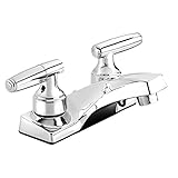 Belanger ebu73wcpバスルームシンク蛇口2-handlesと4インチCenterset、ポリッシュクローム