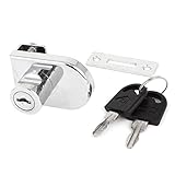 Hommy　ショーケース用ロック　キャビネット用　金属素材　53 x 37 x 38mm　2つ鍵付き