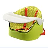 CXYP　 ベビーチェア 　赤ちゃん　テーブルチェア　2WAY　クッション付き　 7ヵ月頃~5歳　実用　子供用 (グリーンⅠ)