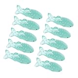 Flameer 多種選択可　マイクロ景観装飾　庭の装飾　ミニチュア　樹脂製　インテリア　盆栽　園芸　ドールハウス　　 - 10個のサメ