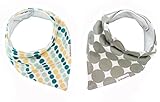 2 Large Baby Bibs by Kiddi Comforts - Super Absorbent Baby Bandana Drool Bibs for Boys & Girls, Extr