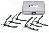S K Hand Tools SKT7780 Cam-Lock Convertible Retaining Ring Plier Set - 6 Pieces