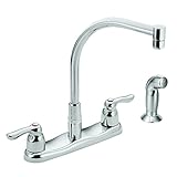 Moen 8792 Commercial M-Bition Kitchen Faucet with Side Spray 2.0 gpm, Chrome [並行輸入品]