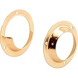 Slide-Co 163205 Closet Pole Sockets with 1-3/8-Inch Pole, Brass Plated [並行輸入品]