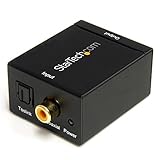 StarTech.com デジタル(光&同軸) - アナログ オーディオコンバーター変換器 入力:Toslink / デジタルコアキシャル 出力:コンポジット(RCA) SPDIF2AA