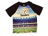 Gerber 子供服 NFL ピッツバーグ・スティーラーズ ボーイズ 2018半袖スタジアムTシャツ ブラック 4T