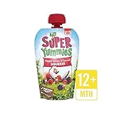 スーパーYummies混合ベリー＆ココナッツスクイズポーチ100グラム (Cow & Gate) - Super Yummies Mixed Berries & Coconut Squeeze Pou