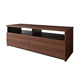 ローボード 幅120cm 【日本製 大川家具 完成品】 (ブラウン木目)