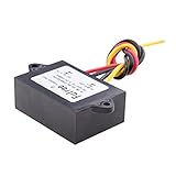 Fenteer 20V-60Vステップダウン→3.3V 3A 9.9W 車 電源供給　防水　　ブラック