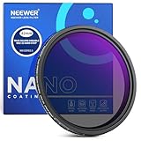NEEWER 82mm トゥルーカラー 可変NDフィルター ハードストップ 減光フィルター ND2-32(1-5ストップ) 限定ニュートラルデンシティカメラレンズフィルター マルチコーティング HD光学ガラス/Xクロスなし/防水/傷防止/指紋防止