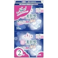 エリス　新・素肌感（多い日の夜用）　羽つき &times; 5個セット