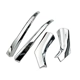 ZIAN トヨタ アルファード ヴェルファイア 30系 専用 サイドミラー ドアミラー ガーニッシュ アンダー ライン カバー クロームメッキ (シルバー)