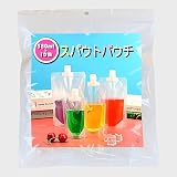 EXLEAD スパウトパウチ 透明 380ml 10個 セット 【100ml 150ml 200ml 250ml 300ml 380ml 500ml 選択可】 ドリンク パウチ パック スパウト 大口 保存 容器 飲料 容器 ジュースパック ふた付 ゼリー 空容器 ジュース 自立 スパウトパウチスタンド 袋 テイクアウト