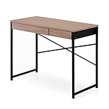 ワイエムワールド 幅90 奥行45cm デザイン 引き出し パソコンデスク レクシア 【カラー：オーク】 00-146