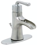 Premier Faucet 284445 Sanibel Lead Free Single Handle Lavatory Faucet, PVD Brushed Nickel [並行輸入品]