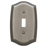 Baldwin 4756050 Single Toggle Colonial Switch Plate, Antique Brass [並行輸入品]