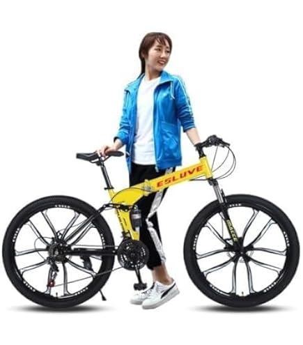 Amazon | 21段変速 | Esluve | 折りたたみ自転車