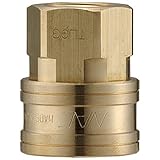 ナック　クイックカップリング　ＴＬ型　真鍮製　オネジ取付用