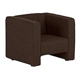 arne ソファ キッズソファ ミニソファー 一人掛け miniプチコン 1P ファブリック ダークブラウン