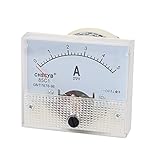 uxcell　アナログ電流計 クラス2.5　アナログ電流パネルメーター　DC 5A 85C1-A