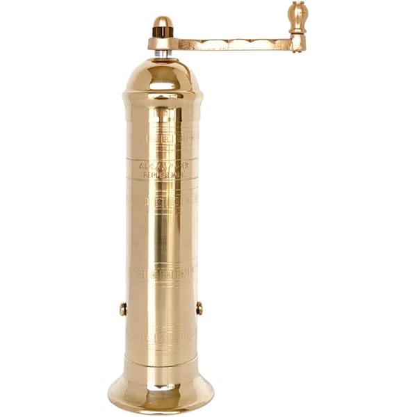atlas brass salt and pepper mill