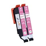 SAT-LM エプソン用 互換インクカートリッジ サツマイモ ライトマゼンタ SAT-LM×2 残量表示 個包装 EP-712A EP-713A EP-714A EP-715A EP-716A EP-812A EP-813A EP-814A EP-815A EP-816A