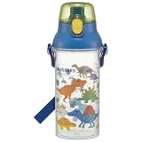 スケーター(Skater) 水筒 480ml ディノサウルス ピクチャー プラスチック製 クリアボトル 子供用 日本製 PSB5TR-A