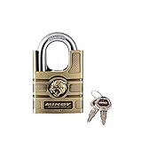 Mindyロックwithキー亜鉛合金キー設定異なる南京錠、1パック、af16 – 50