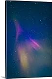 ケビン・スミスプレミアムシックラップキャンバス壁アート印刷題名のビューNorthern Lights in the Sky at Twilight in Denali State公園、アラスカ州Sou
