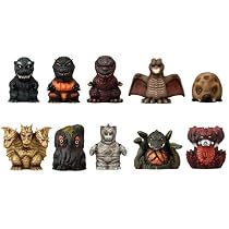 Amazon.co.jp: エンスカイ(ENSKY) ゴジラ ソフビパペットマスコット3