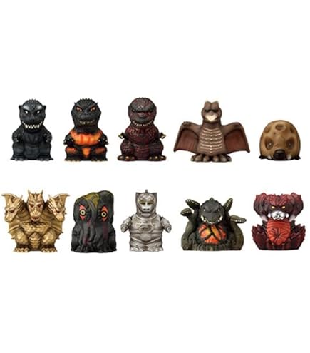 Amazon.co.jp: エンスカイ(ENSKY) ゴジラ ソフビパペットマスコット3