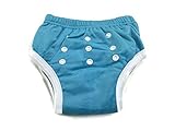 BB2 Soft Baby Toddler Potty Toilet Training Reusable Bamboo Pants (One Size (14lbs to 32lbs), Blue) 