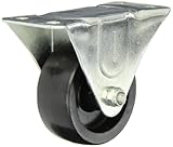 Shepherd General Duty Series 3 Diameter Polyolefin Wheel Single Race Rigid Caster, 4-7/8 Length x 2-