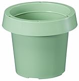 大和プラスチック つる鉢(丸型) 5号 φ160×H135 グリーン