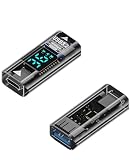MUXER USB メス to USB-C メス 中継アダプタ、出力スクリーン表示、Type-C メス to Type-A メス 変換コネクタ、QC 36W急速充電、USB3.2 10Gbps高速転送、USB-C メス to USB-A メス 変換アダプタ (半透明の灰色2個)