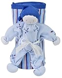Under The Nile Organic Egyptian Cotton Stroller Blanket and Toy Gift Set - AIRPLANE by Under the Nil