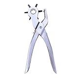 9インチ穴パンチgc06-pl-リボルビング頭ベルトストラップステッチガスケット革穴パンチジュエリーツール