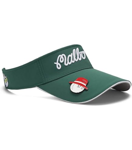Amazon.co.jp: ゴルフ サンバイザー Malbon golf マルボンゴルフ 白