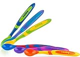 Nuby 6 Piece Long Handle Weaning Spoons Assorted [並行輸入品]