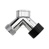 Bosch Garden and Watering 908GT Zinc 2-Way Y Connector [並行輸入品]